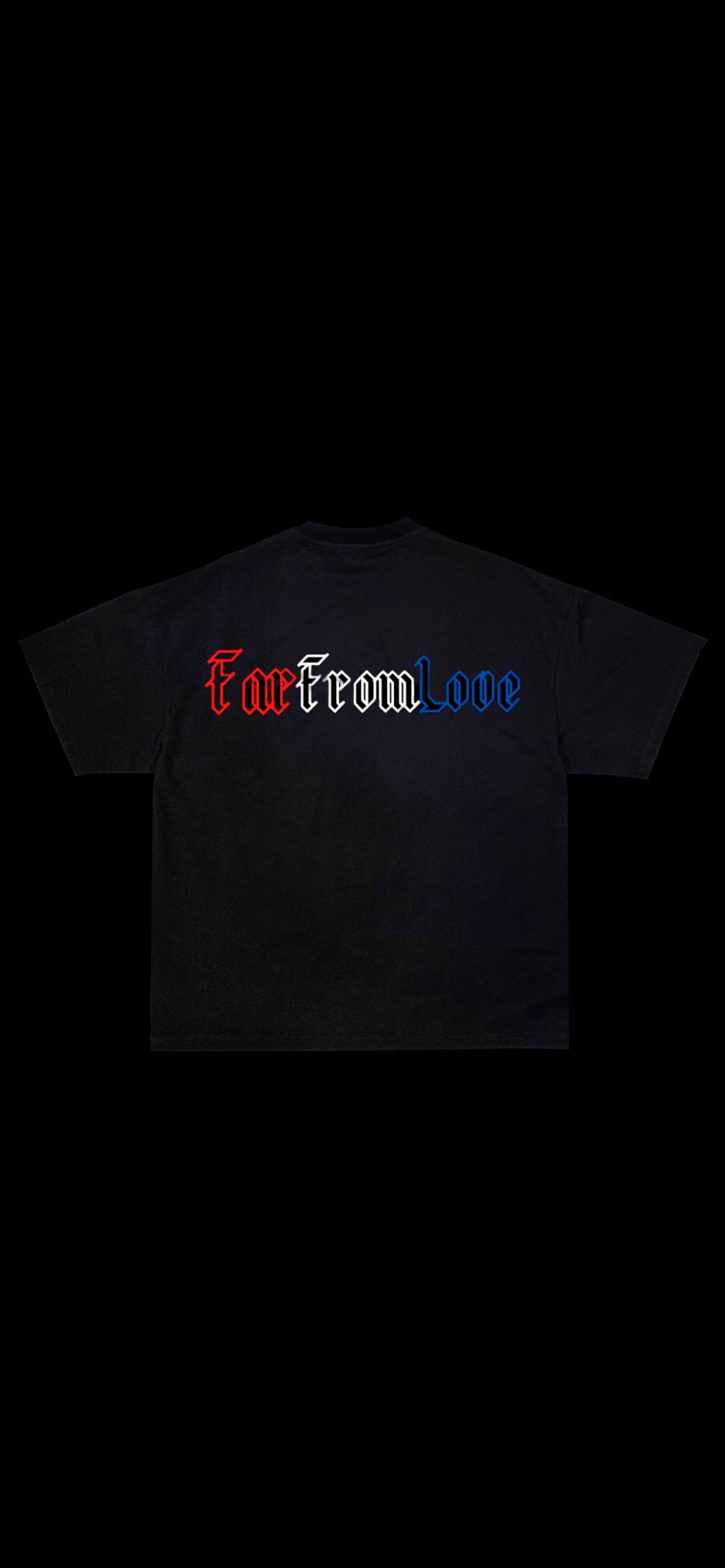 Far From Love Red White & Blue Logo
