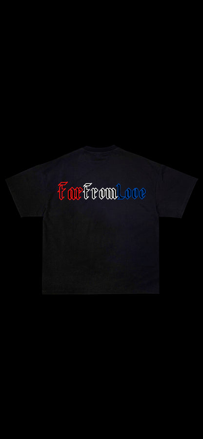 Far From Love Red White & Blue Logo