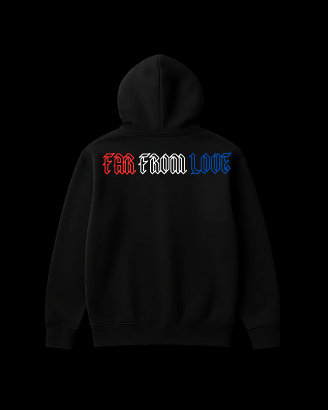 "Red White & Blue Oversized Tech Fleece Hooded Jacket"